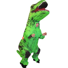Cosplay Halloween Party Game Adult Children Inflatable Suit Tyrannosaurus Rex Dinosaur Inflatable Clothes Show Props