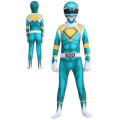 Dino Team Bodysuit Cosplay Costume Full Coverage Elastic Printed Suit Halloween Stage Performance Outfit