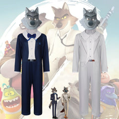 The Bad Guys Wolf Cosplay Costume Halloween Outfit Stage Wear Role Play Clothing