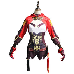 Genshin Impact Amber Cosplay Costume Uniform Outfit Halloween Carnival Cosplay Costume Accessories