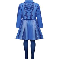Chloe Cosplay Costume for Girls Blue Suit Dress Set from The Descendants 5 Star Wars Legacy