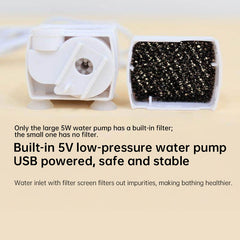 Automatic Parrot Bath - USB Electric Bird Bath with Circulating Water Shower