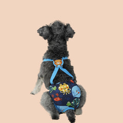 Cute Cartoon Suspender Physiological Pants Dog Safety Pant Female Dog Menstrual Pant Anti-Pet Dog