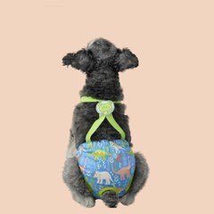 Cute Cartoon Suspender Physiological Pants Dog Safety Pant Female Dog Menstrual Pant Anti-Pet Dog