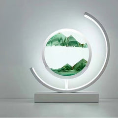 LED Flowing Sand Painting Lamp: Night Light for Home (Gift Option)