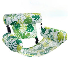 Multi-functional Mesh Floating Bed, Foldable Triple-tube Backrest Floating Bed, Inflatable Water Floating Hammock