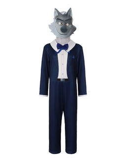 The Bad Guys Wolf Cosplay Costume Halloween Outfit Stage Wear Role Play Clothing