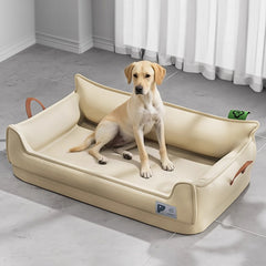 Heavy-Duty All-Weather Dog House: Chew-Resistant, Portable & Washable for Medium/Large Dogs