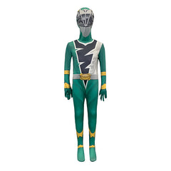 Dino Team Bodysuit Cosplay Costume Full Coverage Elastic Printed Suit Halloween Stage Performance Outfit