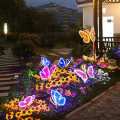 Automatic Fluttering Butterfly Lights with Realistic Wings | LED Fairy Decor for Wedding & Party