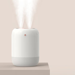Dual spray air humidifier large capacity portable USB charging humidifier desktop minimalist humidifier