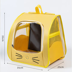 Pet Carrier Backpack, Travel Bag for Small Dogs and Cats, Breathable Mesh Car & Outdoor Carrier