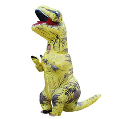 Cosplay Halloween Party Game Adult Children Inflatable Suit Tyrannosaurus Rex Dinosaur Inflatable Clothes Show Props