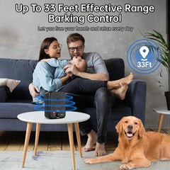 Ultrasonic Anti-Bark Device with 3 Modes for Training - IPX4 Waterproof, Suitable for Small/Medium/Large Dogs