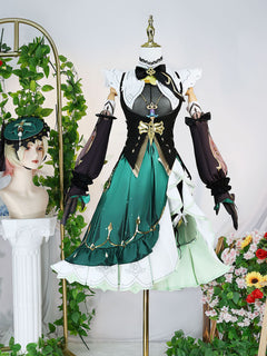 Genshin Impact cos costume perfumer Amelia cosplay costume matching shoes