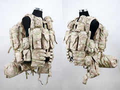 Cold War direct-purchased Russian military-issued 3rd-gen 6sh117 desert KSOR digital camo tactical vest