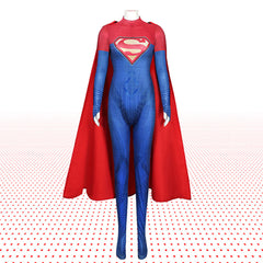 Superhero Cosplay Costume for Women, Bodycon Jumpsuit with Cape, Fantasy Style, Halloween Outfit