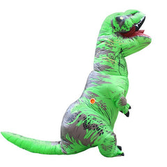 Cosplay Halloween Party Game Adult Children Inflatable Suit Tyrannosaurus Rex Dinosaur Inflatable Clothes Show Props