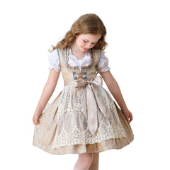 Festival Children's Clothing Girl Cos Maid Costume Oktoberfest Munich Farm Countryside Dress
