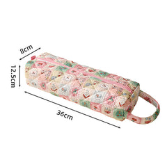 Padded Hair Dryer & Curling Iron Storage Bag | Large Cotton Dustproof Travel Case with Handle