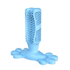 Pet Dog Toy Dental Brush Teeth Cleaning Elastic Rubber Chew Toy