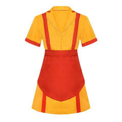Breakout Sisters Uniform Fast Food Maid Dress Halloween Party Waitress Cosplay Costume