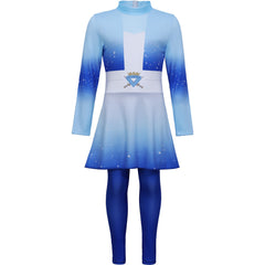 Halloween Descendants Evil Wonderland Chloe Cosplay Dress Cinderella's Daughter Stage Costume Dress