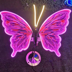 Automatic Fluttering Butterfly Lights with Realistic Wings | LED Fairy Decor for Wedding & Party