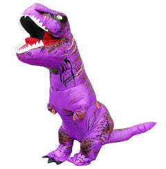 Cosplay Halloween Party Game Adult Children Inflatable Suit Tyrannosaurus Rex Dinosaur Inflatable Clothes Show Props