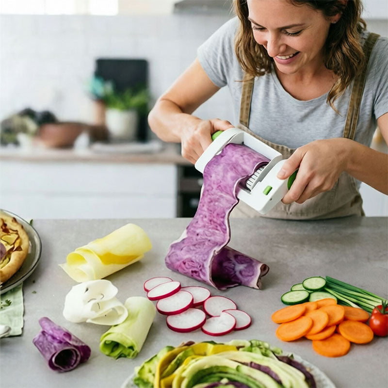 Multi-Function Vegetable Fruit Slicer – Manual Safety Rotary Peeler for Potato, Apple & More, Kitchen Gadget & Accessories