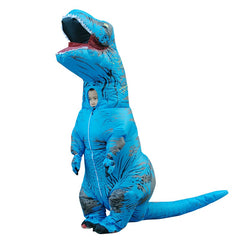 Cosplay Halloween Party Game Adult Children Inflatable Suit Tyrannosaurus Rex Dinosaur Inflatable Clothes Show Props