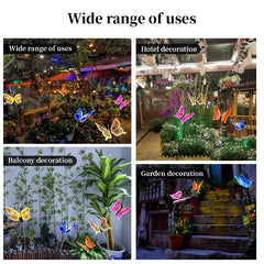 Automatic Fluttering Butterfly Lights with Realistic Wings | LED Fairy Decor for Wedding & Party