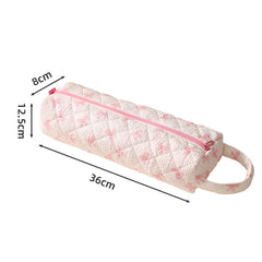 Padded Hair Dryer & Curling Iron Storage Bag | Large Cotton Dustproof Travel Case with Handle