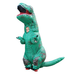 Cosplay Halloween Party Game Adult Children Inflatable Suit Tyrannosaurus Rex Dinosaur Inflatable Clothes Show Props