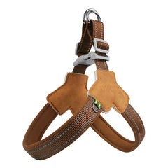 Dog Harness Chest Strap for Small and Medium Dogs, Reflective Leash for Outdoor Walking, Anti-Pull Design for Corgi, Bichon