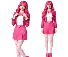 Descendant 5 Dark Fantasy Pink Princess Cosplay Costume Halloween Red Rise Series Stage Performance Outfit