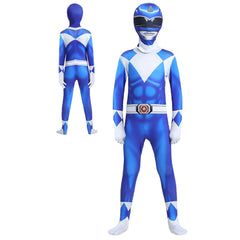 Dino Team Bodysuit Cosplay Costume Full Coverage Elastic Printed Suit Halloween Stage Performance Outfit